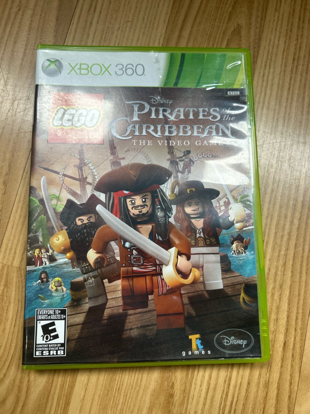 Lego Pirate Minifigure Cover Art with Brown, Red and Black Tones
